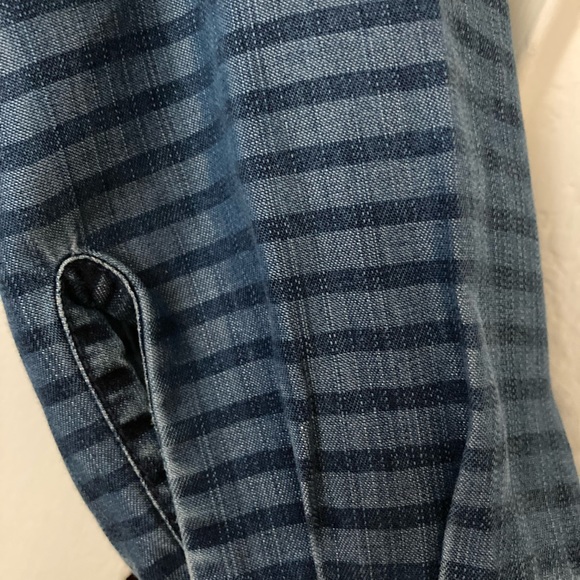 Foxcroft Tencel Stripped Shirt - Picture 5 of 10